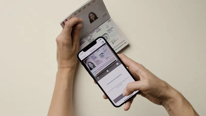 Taking a photo of the control page is a step in the process.