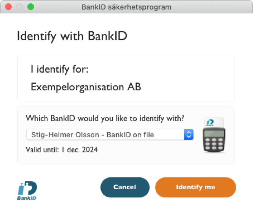 BankID säkerhetsprogram